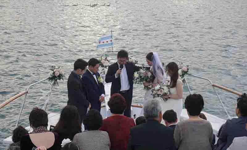 Wedding on Lake Michigan in Chicago| Adelines Sea Moose