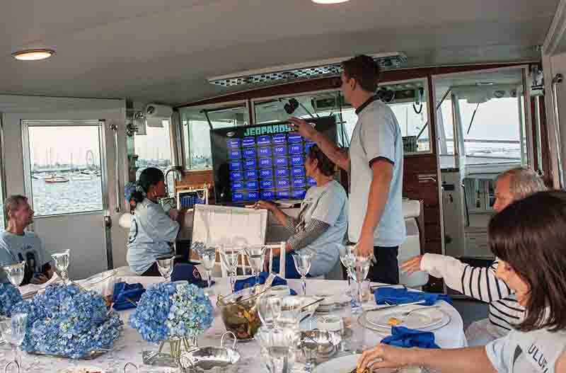 Fun and festive themed 60th Birthday Chicago Yacht Party| Adelines Sea Moose