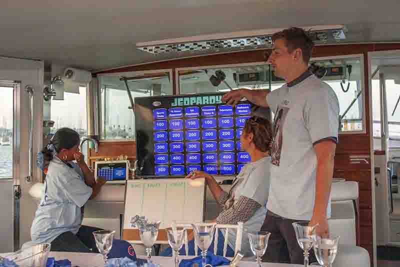 Theme parties are great for smaller yacht rentals| Adelines Sea Moose