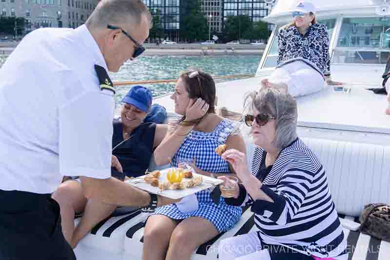 A Chicago boat rental doesn| Adelines Sea Moose't offer the venue and service that we do.