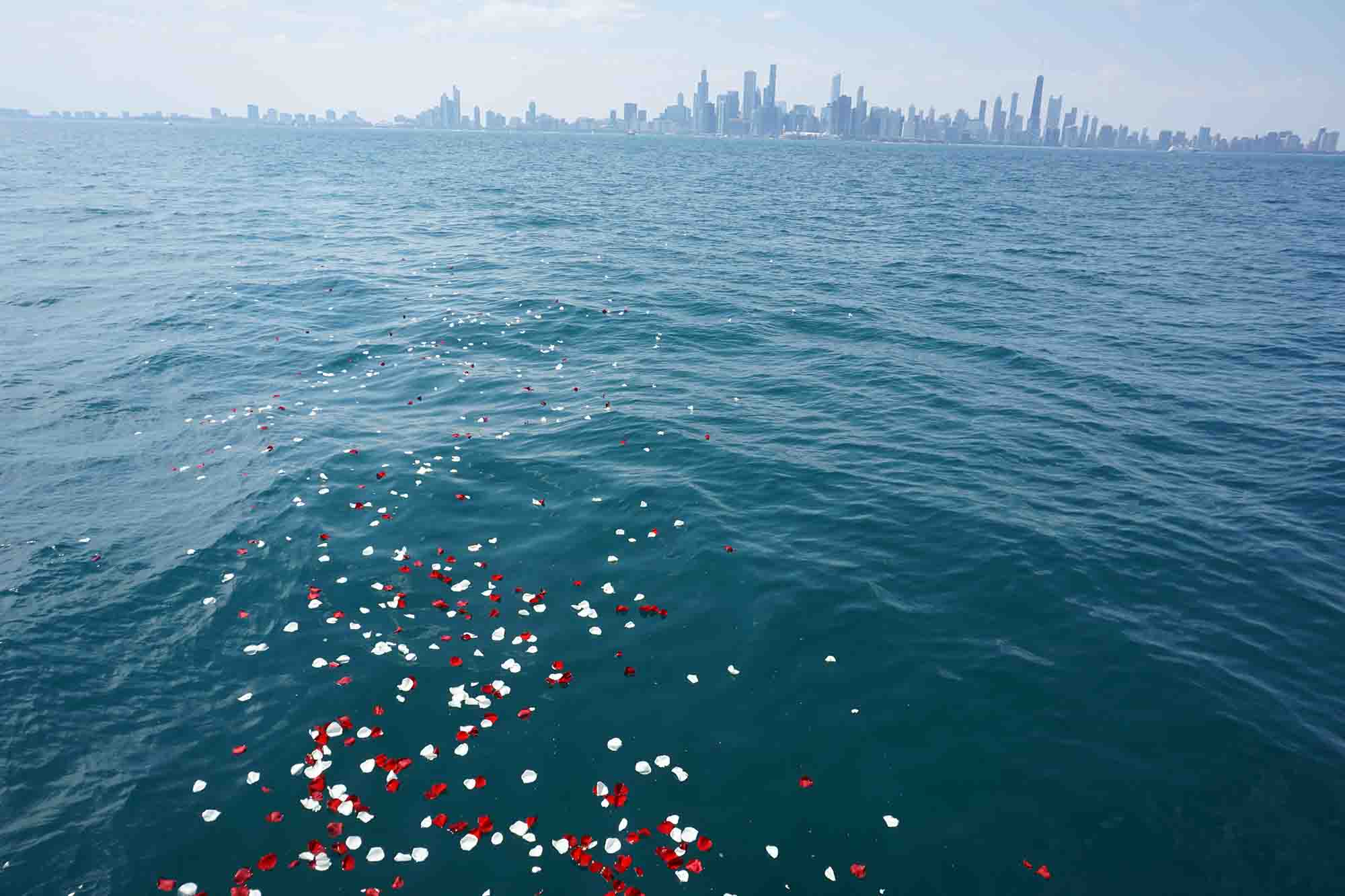 Remembering is Healing Ash scattering on Lake Michigan| Adelines Sea Moose