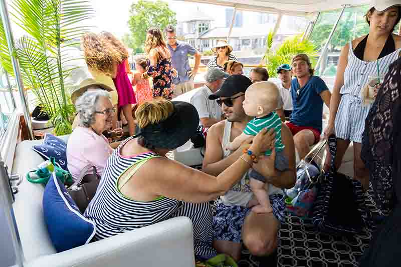 Small Family Yacht Parties options| Adelines Sea Moose