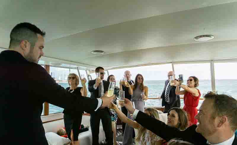 Why KNOT Have A Wedding Reception On A Yacht| Adelines Sea Moose