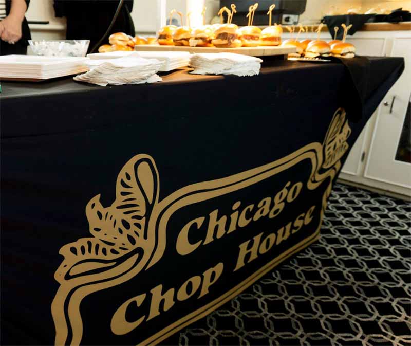 A Chicago Corporate Venue with a Menu