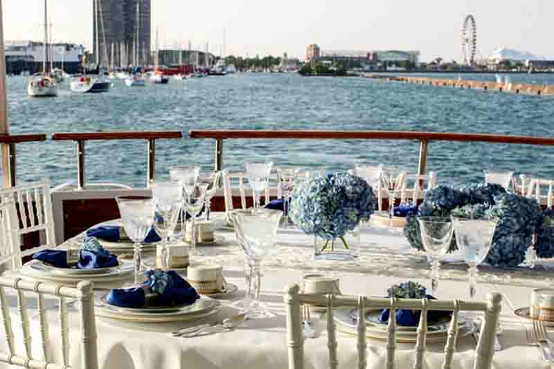 Dinner parties on a yacht done right| Adelines Sea Moose