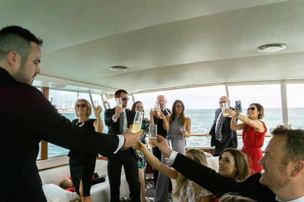 Adeline| Adelines Sea Moose's Sea Moose Chicago yacht rentals for wedding receptions